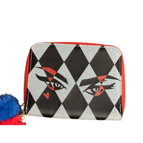Loungefly Harley Quinn Birds Of Prey Wallet Card Holder 4x5 Rare HTF DC Comics - Picture 8 of 9